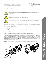 Предварительный просмотр 23 страницы Q-Pumps QTS-M08 Operation And Maintenance Manual