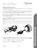 Предварительный просмотр 31 страницы Q-Pumps QTS-M08 Operation And Maintenance Manual