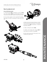 Предварительный просмотр 41 страницы Q-Pumps QTS-M08 Operation And Maintenance Manual