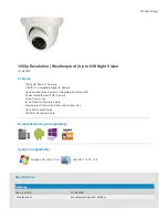 Q-See QCN8009D Specifications предпросмотр