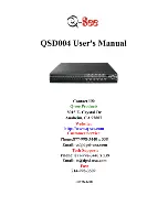 Q-See QSD004 User Manual preview