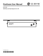 Предварительный просмотр 1 страницы Q-SYS NV-21-HU Hardware User Manual