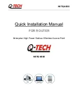 q-Tech NETQ-6000 Quick Installation Manual preview