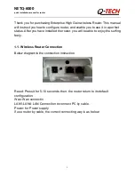 Preview for 2 page of q-Tech NETQ-6000 Quick Installation Manual