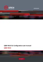 Preview for 1 page of q-Tech OLT-QSW-9010 Cli Configuration Manual