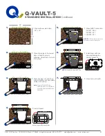 Предварительный просмотр 2 страницы Q-tran Q-VAULT-5 Standard Installation