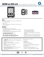 Предварительный просмотр 2 страницы Q-tran QOM-eLED+IA Quick Start Manual