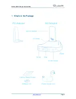 Preview for 4 page of Q-Waves Wireless USB Audio/Video Adapter Set User Manual