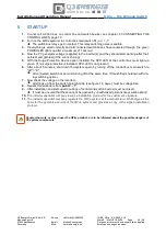 Preview for 22 page of Q3 ENERGIE QFire Installation And Operation Manual