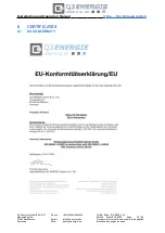 Preview for 25 page of Q3 ENERGIE QFire Installation And Operation Manual