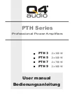 Q4 audio PTH 3 User Manual preview