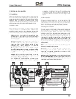 Preview for 6 page of Q4 audio PTH 3 User Manual