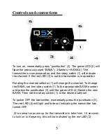 Предварительный просмотр 5 страницы Q5X QT-256 User Manual