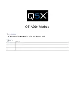 Q5X QT-AD10 Series User Manual preview