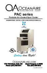 QA OCEANAIRE PAC Series Engineering, Installation And Service Manual preview