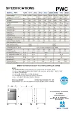 Preview for 4 page of QA OCEANAIRE PWC series Engineering, Installation And Service Manual