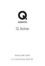 Preview for 1 page of QAcoustics Q Active 200 Quick Start Manual