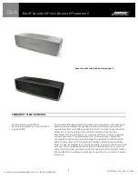 Предварительный просмотр 1 страницы Q&Q Bose SoundLink Mini Bluetooth speaker II Quick Start Manual