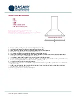 Preview for 3 page of Qasair 3F 1200L-2 Installation Instructions Manual