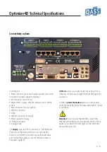 Preview for 5 page of Qass Optimizer4D Technical Specifications