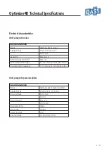 Preview for 15 page of Qass Optimizer4D Technical Specifications