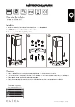 Qazqa Charlotte Black Solar 104416 Instruction Manual preview