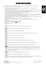 Preview for 2 page of Qazqa Crystal TL 1 Transparant Instruction Manual