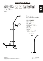 Preview for 1 page of Qazqa Eva FL 1 Bronze Instruction Manual