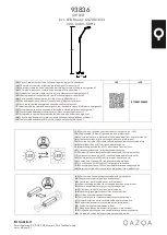 Preview for 2 page of Qazqa Eva FL 1 Bronze Instruction Manual