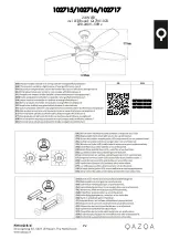 Preview for 2 page of Qazqa Malaki 102715 Instruction Manual