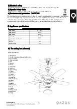 Preview for 4 page of Qazqa Malaki 102715 Instruction Manual