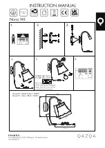 Qazqa Nona WL 1 Instruction Manual preview