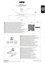 Preview for 2 page of Qazqa Tak Fan Black Instruction Manual