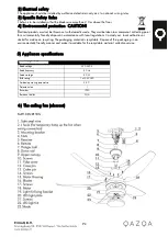 Preview for 4 page of Qazqa Tak Fan Black Instruction Manual