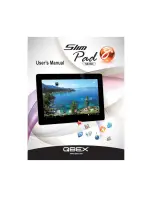 Qbex Slim Pad S843D User Manual предпросмотр