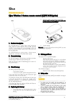 Qbus QWE RC01/pulse Quick Manual preview