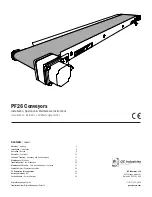 QC Industries PF26 Conveyors Installation, Operation & Maintenance Instructions Manual preview