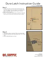 QC Supply Dura-Latch Instruction Manual preview