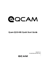 Предварительный просмотр 1 страницы Qcam QSD-481 Quick Start Manual