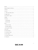 Предварительный просмотр 2 страницы Qcam QSD-721 User Manual