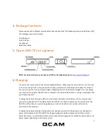 Предварительный просмотр 5 страницы Qcam QSD-721 User Manual