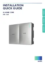 Qcells Q.HOME CORE A4 Installation Quick Manual предпросмотр