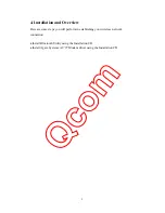 Preview for 6 page of Qcom MD560 User Manual