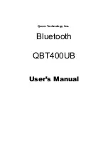 Qcom QBT400UB User Manual preview