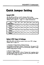 Preview for 5 page of QDI P61440FX Commander User Manual