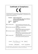 Preview for 2 page of QDI X8800 Series Manual