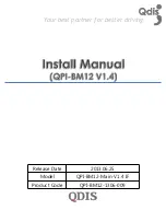 Предварительный просмотр 1 страницы Qdis QPI-BM12 V1.4 Install Manual