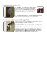 Preview for 2 page of Qdos Adhesive Double Door Lock Easy Installation Manual