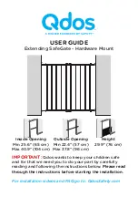 Preview for 1 page of Qdos Extending SafeGate User Manual