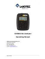 Предварительный просмотр 1 страницы QED GA5000 Operating Manual